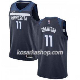 Dres Minnesota Timberwolves Jamal Crawford 11 Nike 2017-18 Navy Swingman